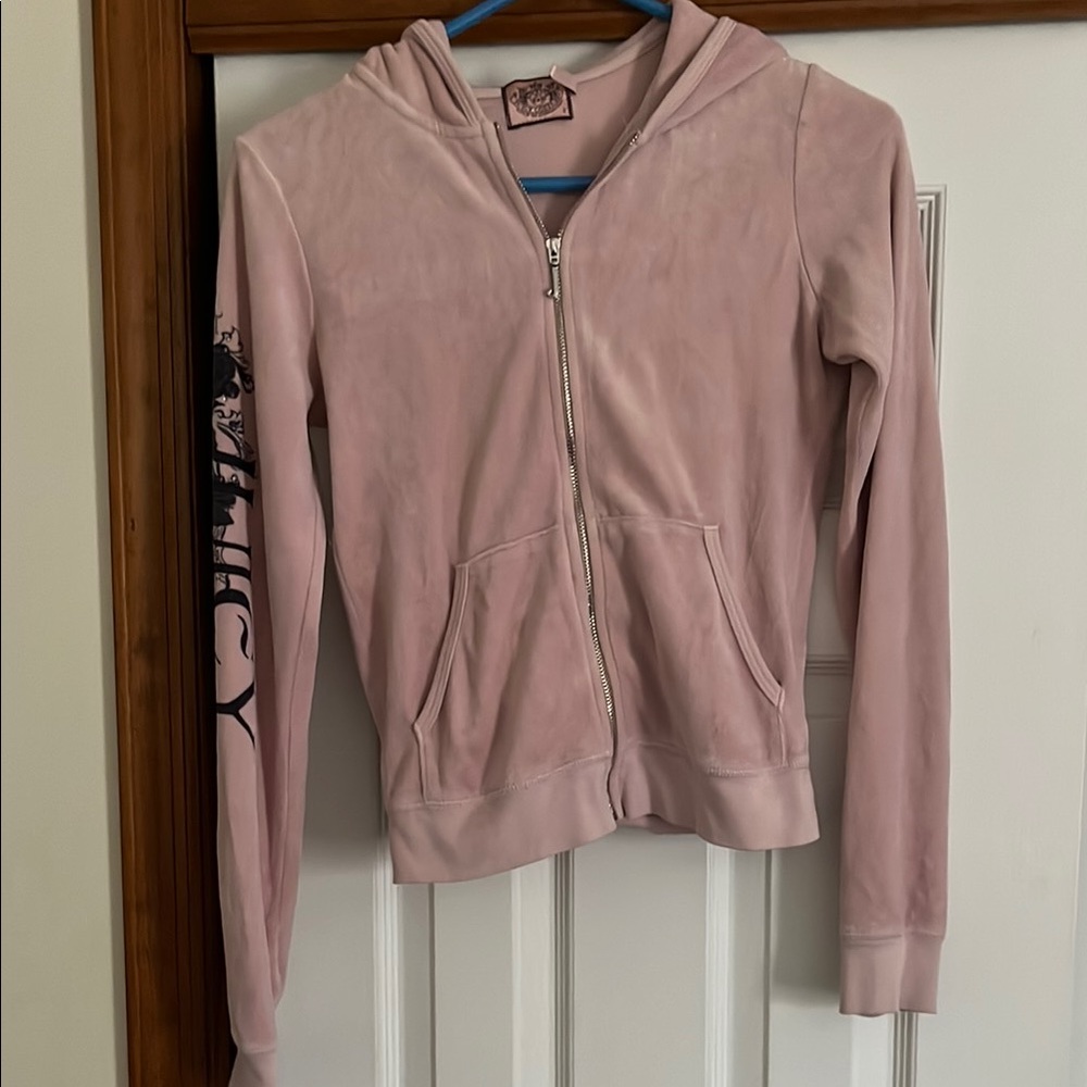 Juicy Couture Pink Zip-Up Hoodie